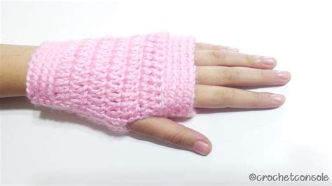 Mitones a crochet para niños paso a paso con videotutorial