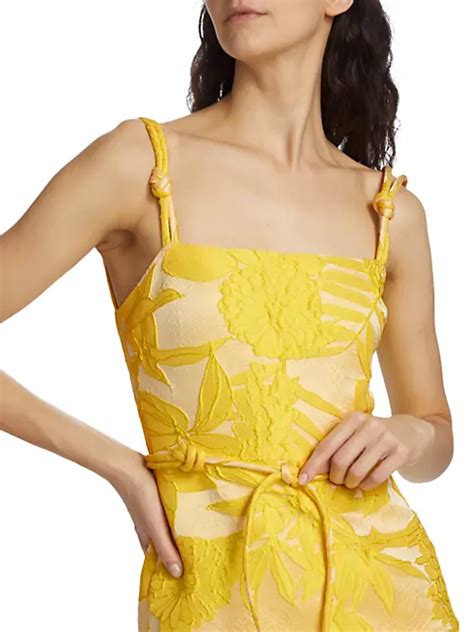 Shop Alexis Alik Floral Embroidered Minidress Saks Fifth Avenue