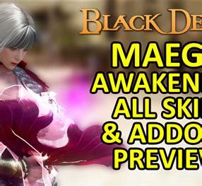 Game Play Maegu Awakening All Skill Addons Outfit Preview Black