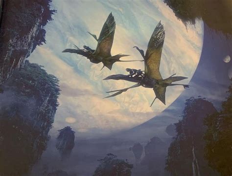 Concept Art Of Jake And Neytiri Flying Avatar Films Avatar Movie