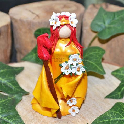 Aine Goddess Figurine Queen Of The Fae Mini Statue A Handmade Goddess Decoration For Altar