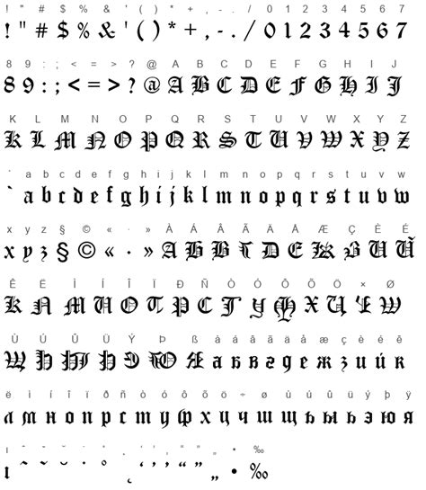 Encient German Gothic - Abstract Fonts - Download Free Fonts