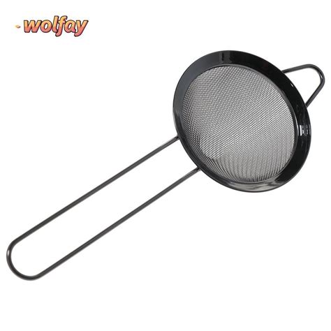 Wolfay Cocktail Strainer Stainless Steel Rose Gold Bar Strainer Great Cone Shaped Conical