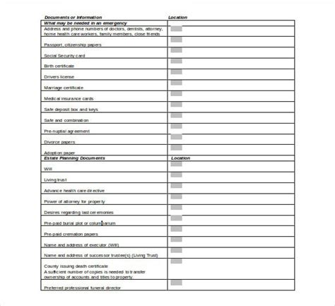 14 Estate Inventory Templates Free Sample Example Format Download Free And Premium Templates