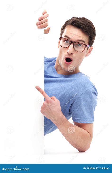 Man Pointing At Whiteboard Stock Image Image Of Studio 29304057