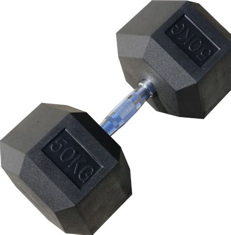 Dumbbell Hexagonal Rubberized Zso Weight From 1 Kg To 70 Kg Price For