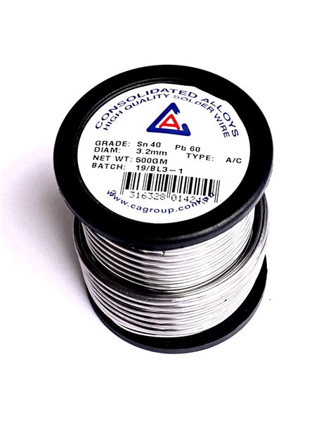 Resin Cored Solder Wire Sn 40 Pb 60 32mm 500g 01447