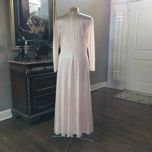 Maidenform Intimates Sleepwear Maidenform Dreamwear Vtg Sz L Nightgown Robe Set Nude Shell