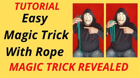 Easy Magic Trick With Rope Tutorial Magic Trick Revealed Youtube