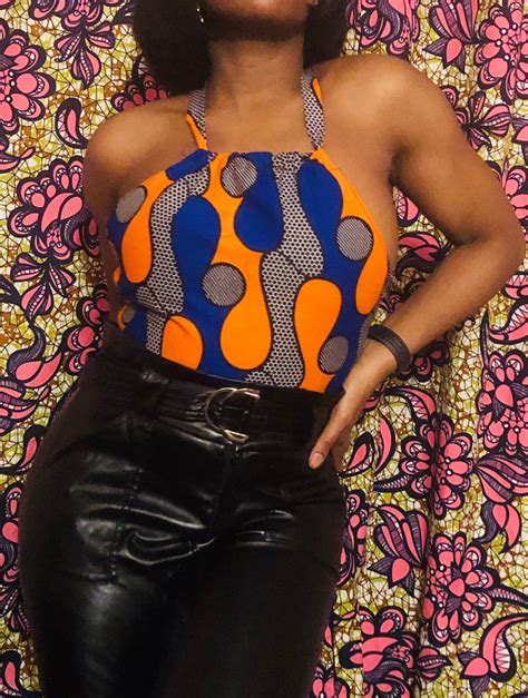 Handmade African Print Crop Top African Print Top Womens Etsy Uk