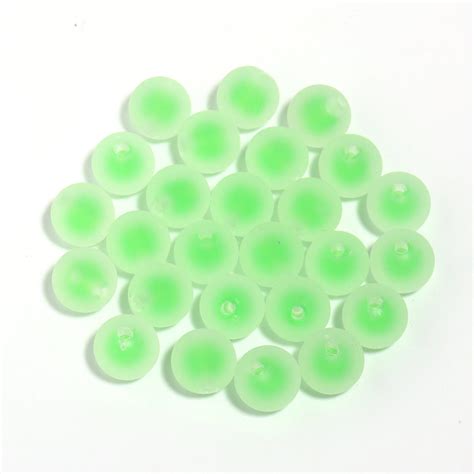 Kisor 20Pcs Acrylic Round Frosted Beads In Beads 16mm Frosted Soft