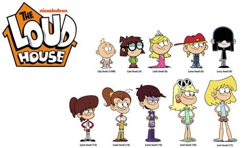 loud house sisters  andradenogueira  deviantart