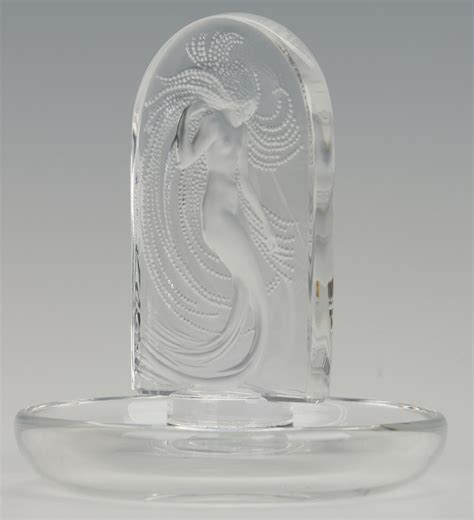 Lot Lalique Nude Female Figures Case Auctions