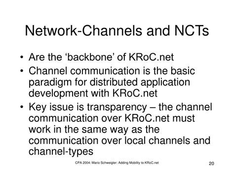 Ppt Adding Mobility To Networked Channel Types Powerpoint