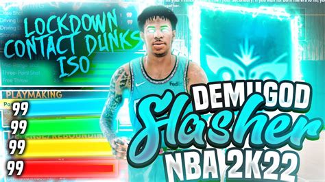 NBA 2K22 NEXT GEN BEST SLASHER BUILD DUNK ON EVERYONE ULTIMATE ISO