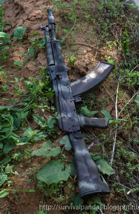 Оружейная краска NFM. Покраска в растительный камуфляж.: survivalpanda ...
