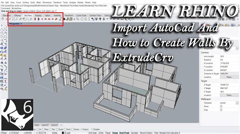 Autocad To Rhino 3D Modelling Beginners Part 1 YouTube