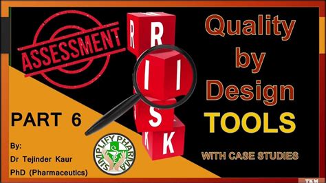 Quality Risk Assessment Qbd Quality By Design Part 6 Youtube