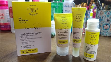 Cuide se Bem Kit Antiacne Faciall O Boticário YouTube