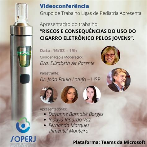 Uso Do Cigarro Eletrônico Entre Os Jovens No Brasil Redação - Riscos e consequências do uso do cigarro eletrônico pelos jovens – SOPERJ