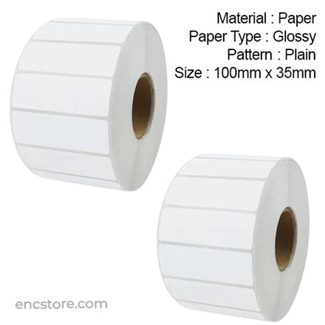 Avery Chromo Paper Barcode Label 100Mm X 35Mm