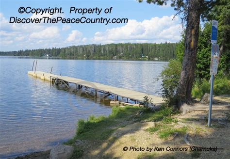 One Island Lake Provincial Park Bc Pier At One Island Lake