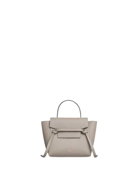 Celine Nano Belt Bag In Grained Calfskin Light Taupe Gsm Luxury