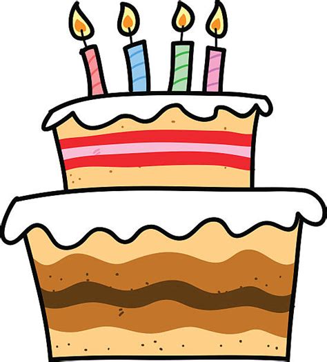 Birthday Cake Clip Art Vector Images And Illustrations Istock