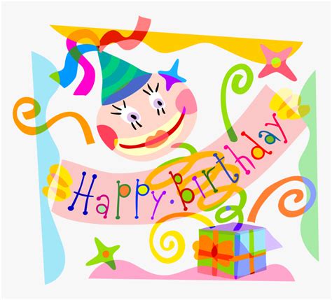 Vector Illustration Of Happy Birthday Party Banner - Funny Birthday Quotes, HD Png Download ...