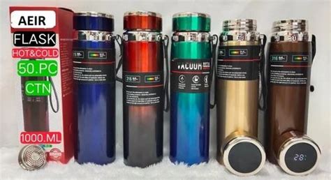 AEIR Temperature Litre Stainless Steel Hot And Cold Insulated Vacuum Flask At Rs