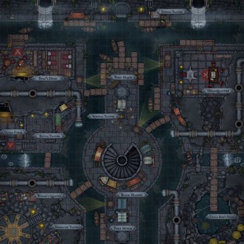 Underbelly Thieve Guild Battlemap Inkarnate