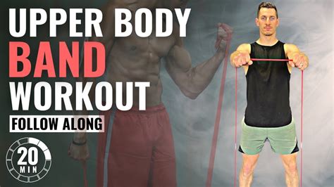 20 Min Resistance Band Upper Body Workout Follow Along Youtube