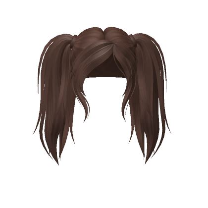 Emo Punk Pigtails Brown Roblox Item Rolimon S