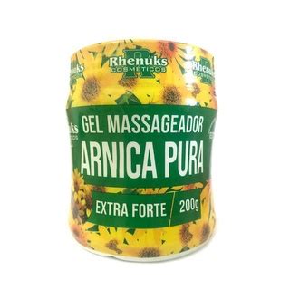 Kit Gel Massageador Arnica Pura G Rhenuks Extra Forte