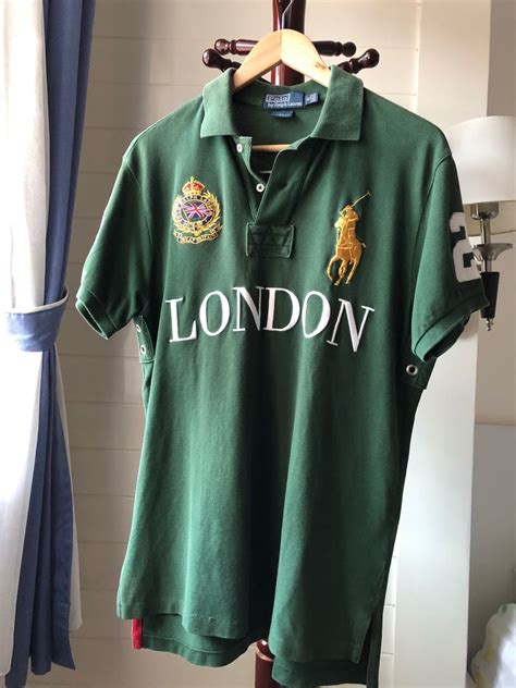 Polo Ralph Lauren Green Number 2 London Polo Shirt Women S Fashion Tops Shirts On Carousell