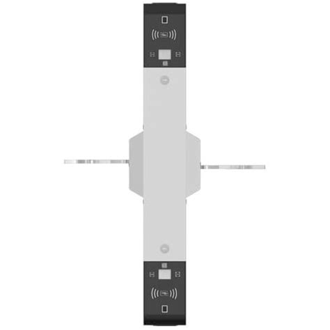 Mars F Dual Lane Flap Barrier Turnstile Zkteco Hong Kong
