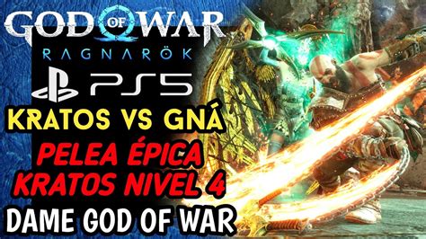 God Of War Ragnarok ️ Kratos💪 Vs GnÁ☠️ Kratos Nivel 4⬇️ Dame God