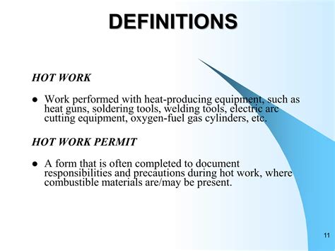 4 Hot Work Fire Watch Ppt