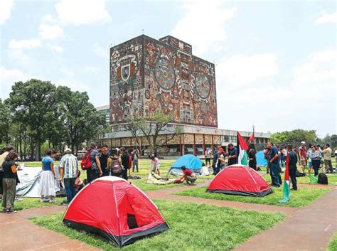 Estudiantes De La UNAM Levantan Campamento ProPalestina La Prensa De