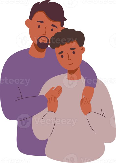 Pareja Gay Tnica Abraz Ndose Png