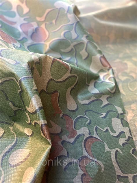 Флизелин(спанбонд)70 оливковый листья коричневые,ширина 1м,на отрез (ID ...