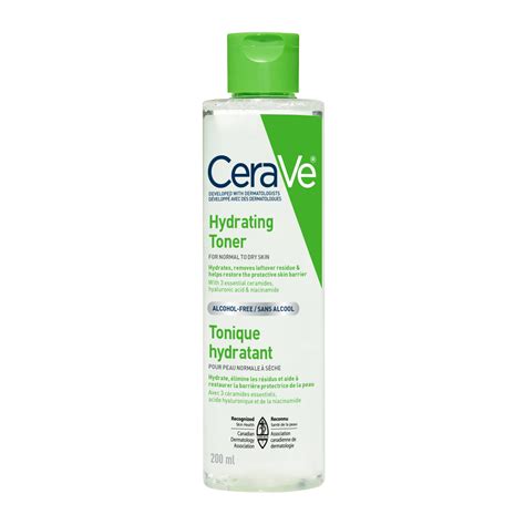 hydrating toner  normal  dry skin face toner cerave