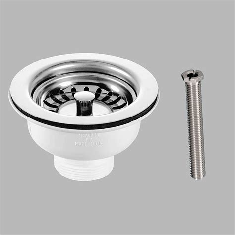 Bower Chrome Basket Strainer Belfast Kitchen Sink Waste With Ferrule