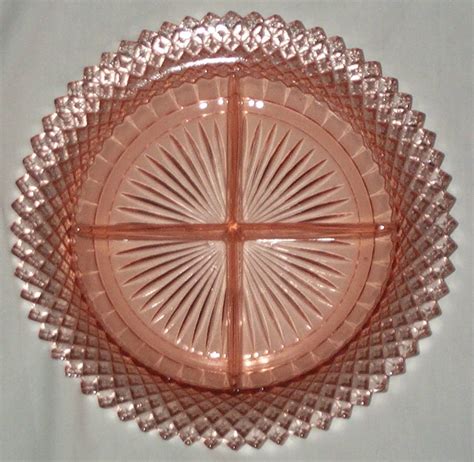 Miss America Pink Depression Glass Divided Relish Dish Antique Price