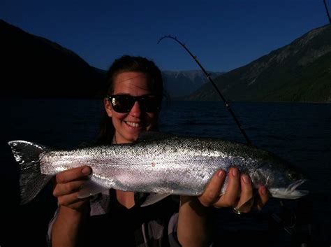 Freshwater Rainbow Trout Fishing Pemberton Fish Finder