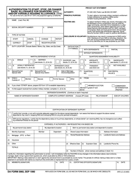 Da Form 5960 Fill Out Sign Online DocHub