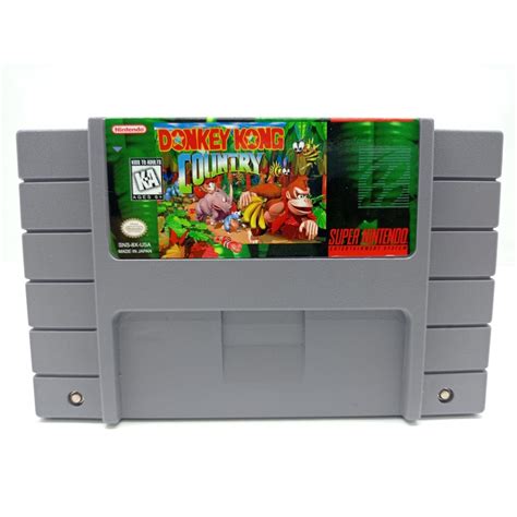 Fita Cartucho Donkey Kong Country Em Portugu S Pt Br Super Nintendo