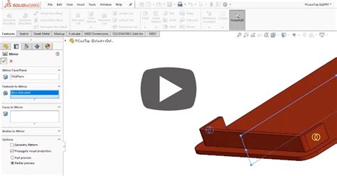 Working with the Mirror Feature in SOLIDWORKS - TriMech