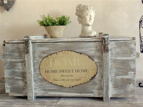 * Neue Schwedensitztruhe Home sweet Home | Trautes heim, Garderobe ...