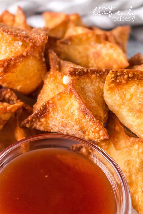 Cream Cheese Wontons Recipe My Heavenly Recipes